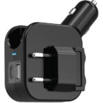 شارژر دوگانه ماشین و دیواری GL-CC06 گرین لاین GL-CC06 duo power car and wall charge