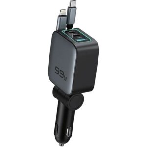 شارژر فندکی چند کاره گرین لاین مدل GL-CC26 ظرفیت 99 وات